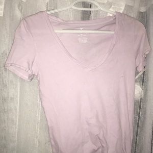 Purple American eagle shirt